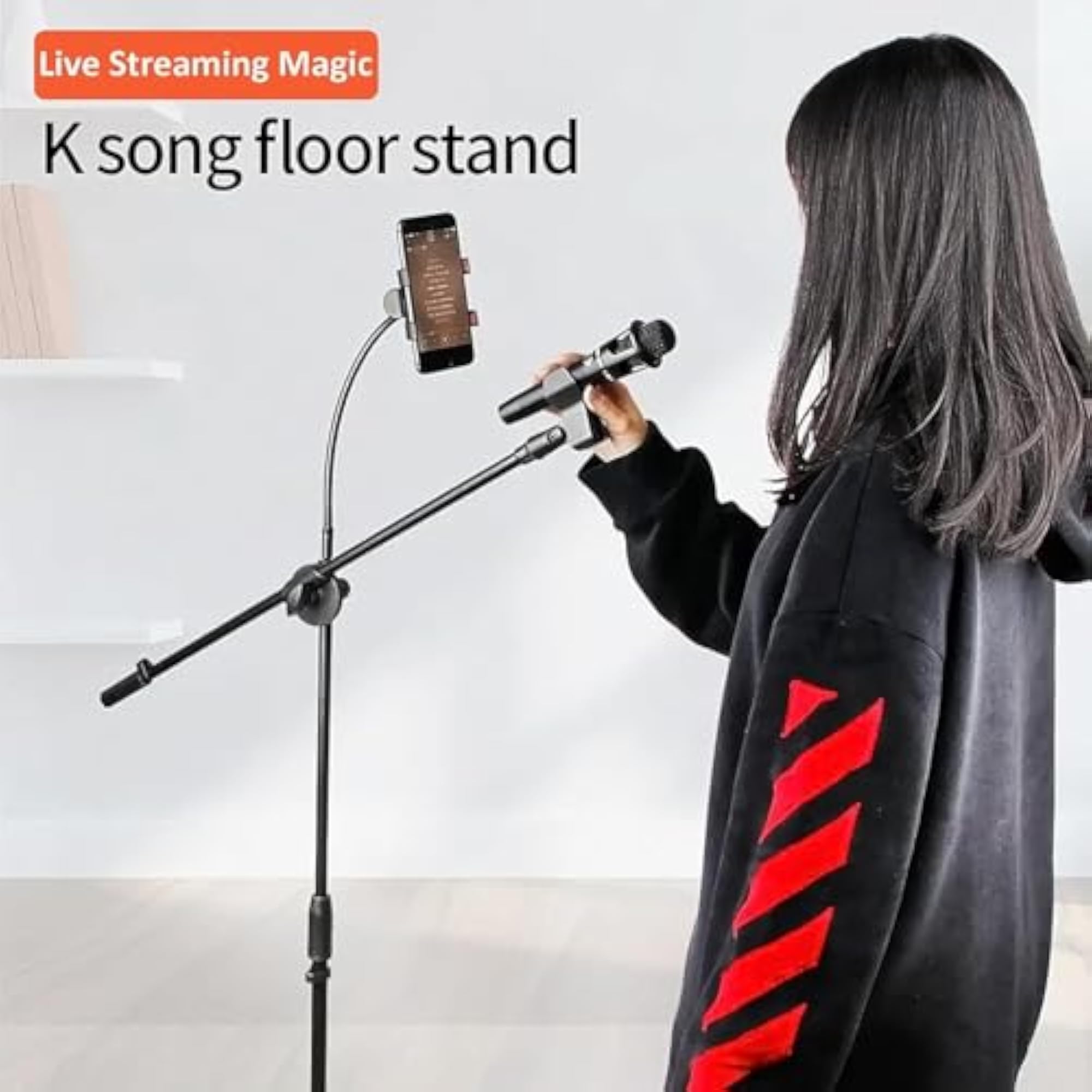 Heavy Duty Adjustable Microphone Stand, Studio